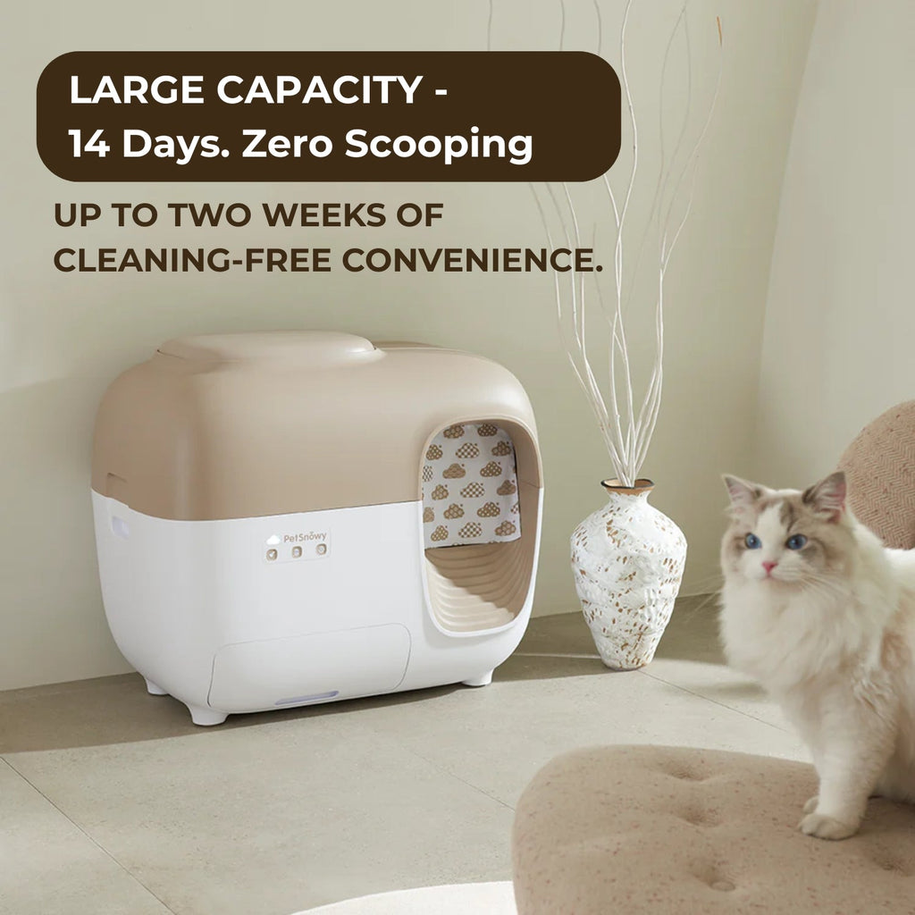 PetSnowy SNOW+ Self-Cleaning Cat Litter Box