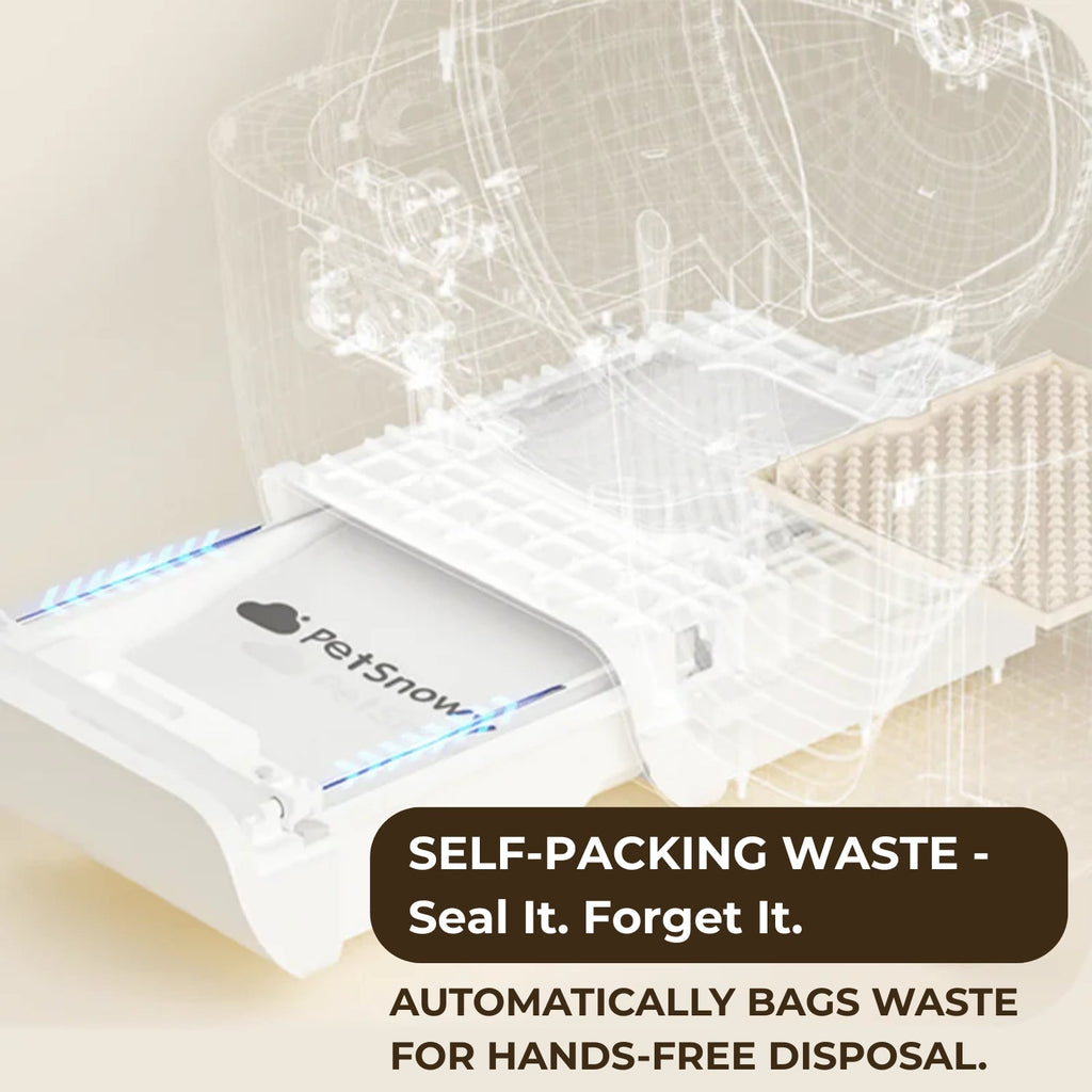 PetSnowy SNOW+ Self-Cleaning Cat Litter Box