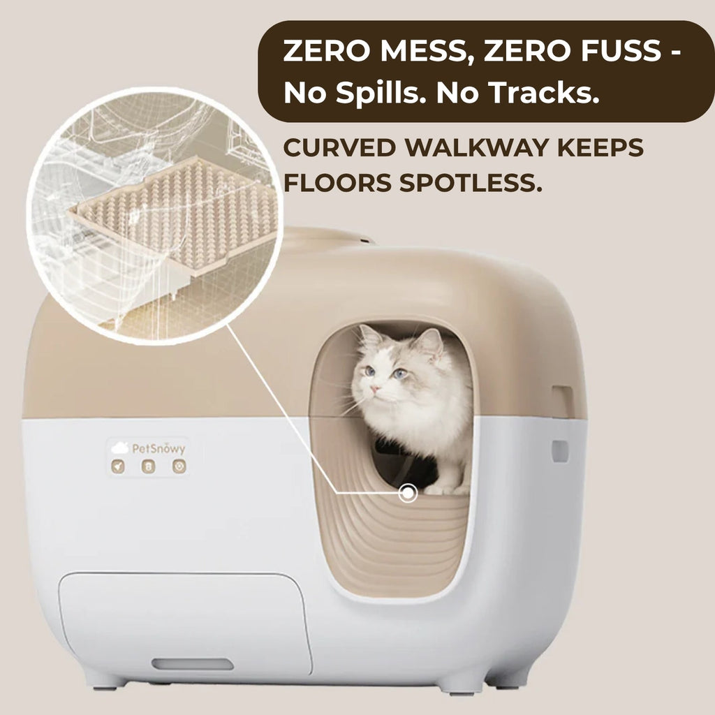 PetSnowy SNOW+ Self-Cleaning Cat Litter Box